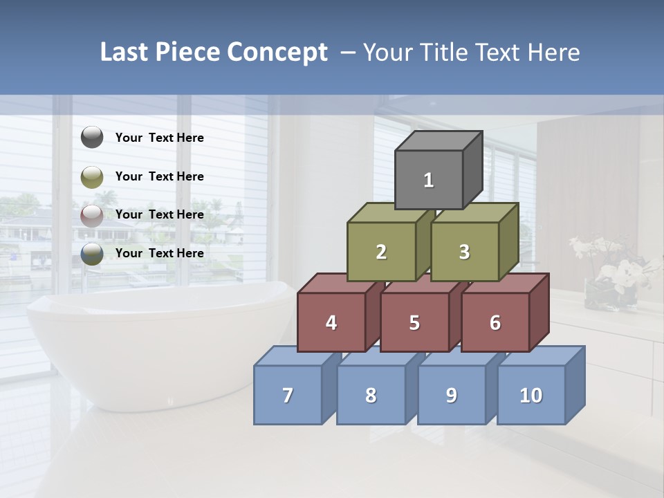 Large Bathroom PowerPoint Template