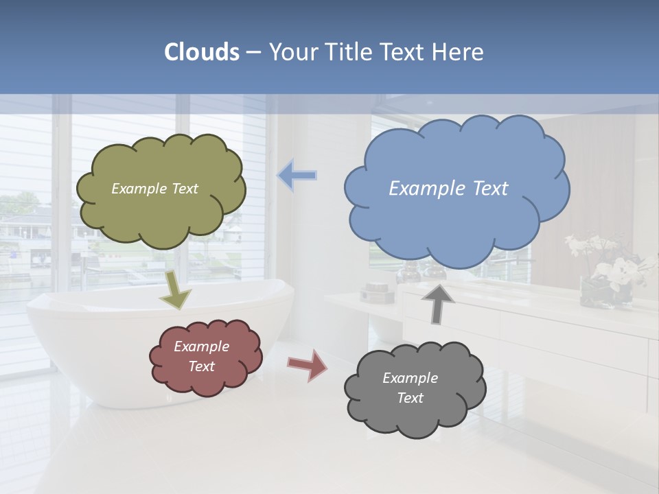 Large Bathroom PowerPoint Template