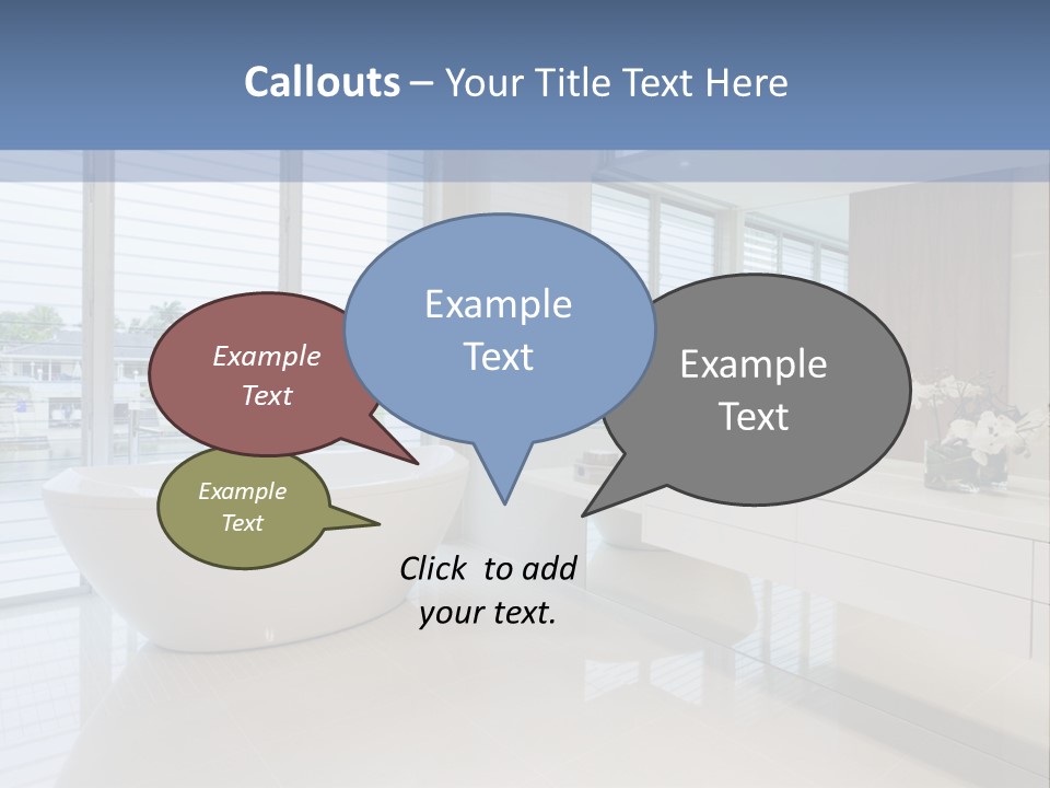 Large Bathroom PowerPoint Template