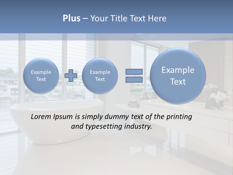 Large Bathroom PowerPoint Template