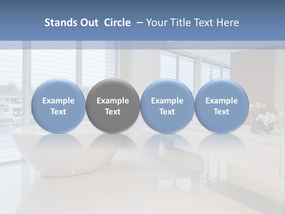 Large Bathroom PowerPoint Template