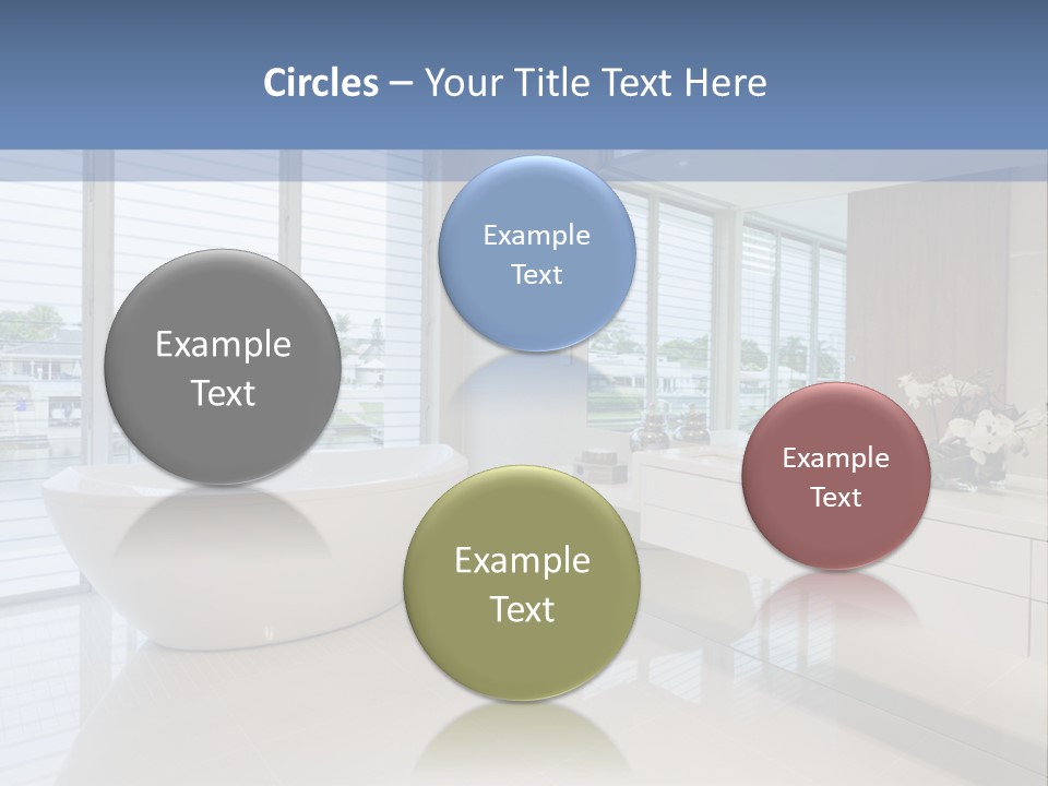 Large Bathroom PowerPoint Template