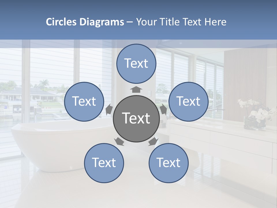 Large Bathroom PowerPoint Template