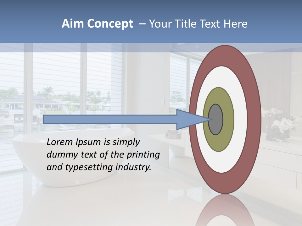 Large Bathroom PowerPoint Template