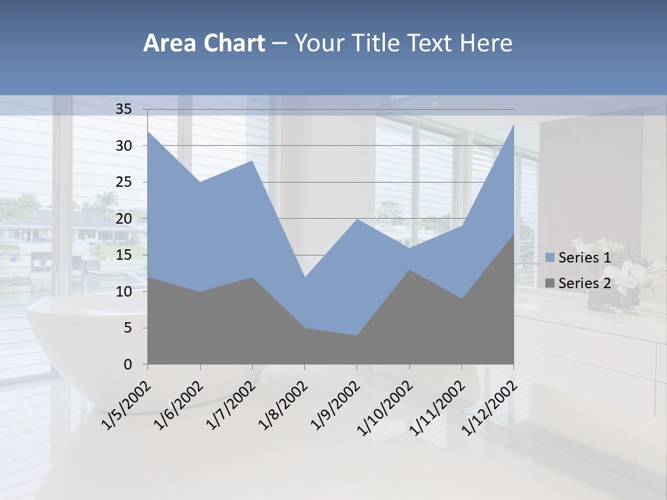 Large Bathroom PowerPoint Template