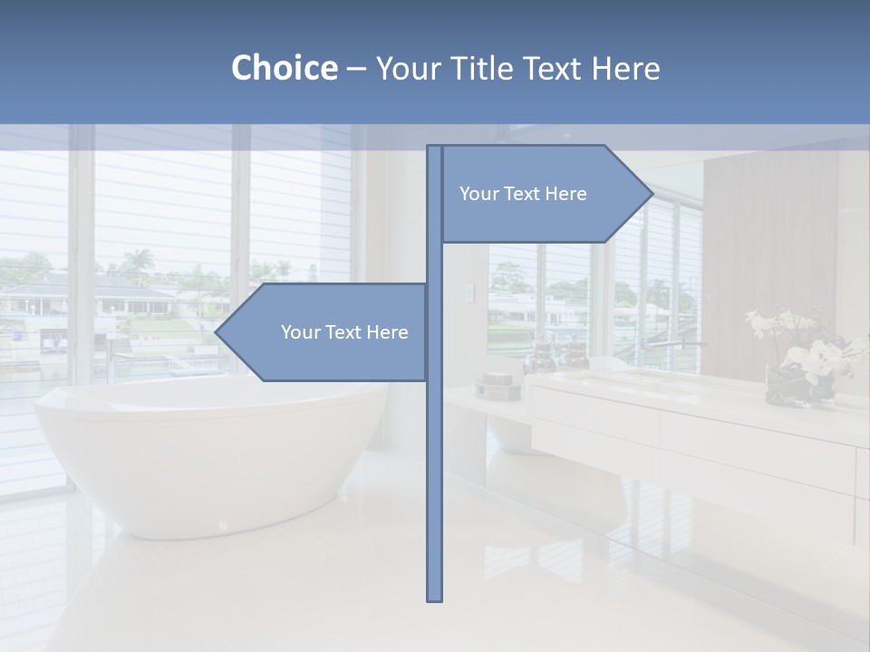 Large Bathroom PowerPoint Template
