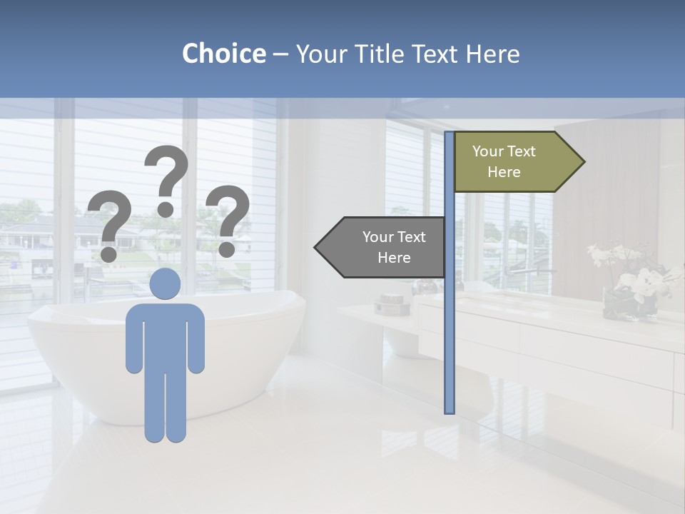 Large Bathroom PowerPoint Template