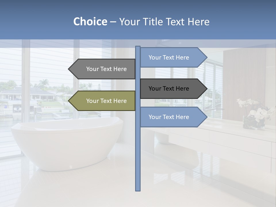 Large Bathroom PowerPoint Template