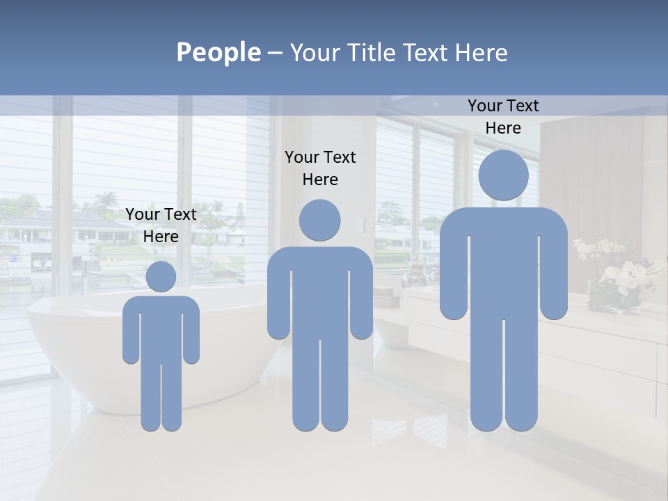 Large Bathroom PowerPoint Template