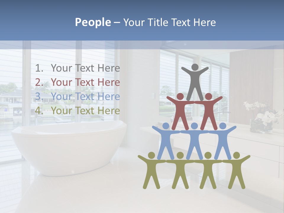 Large Bathroom PowerPoint Template