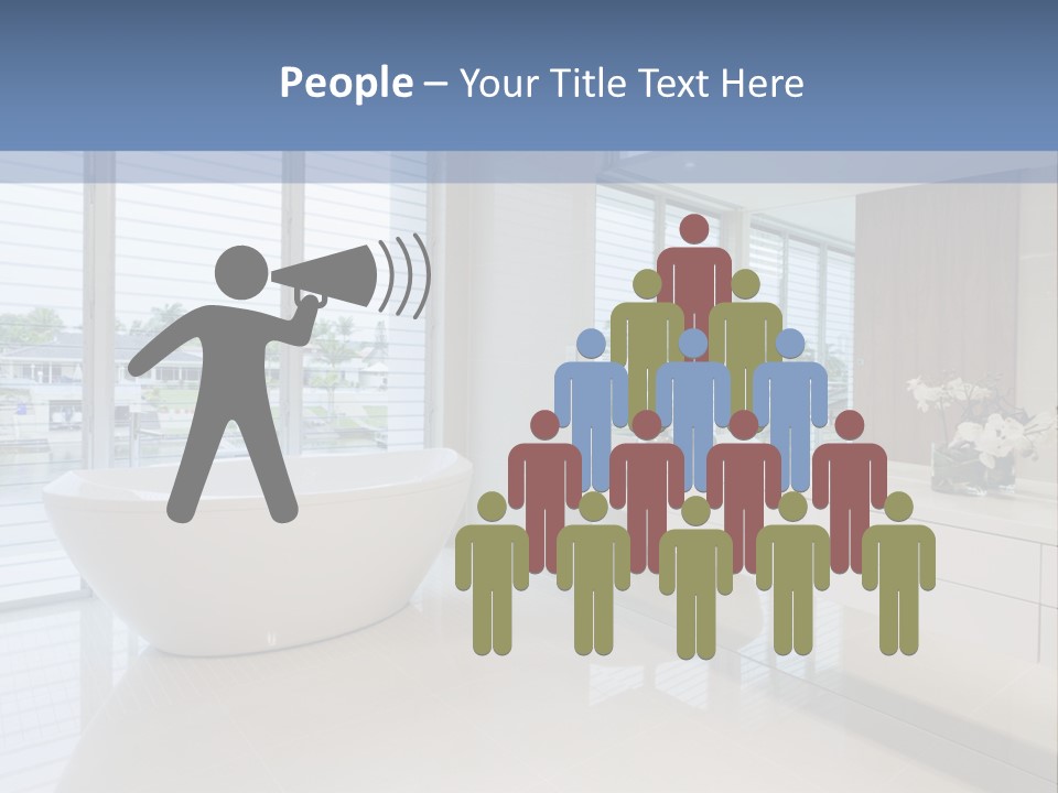 Large Bathroom PowerPoint Template