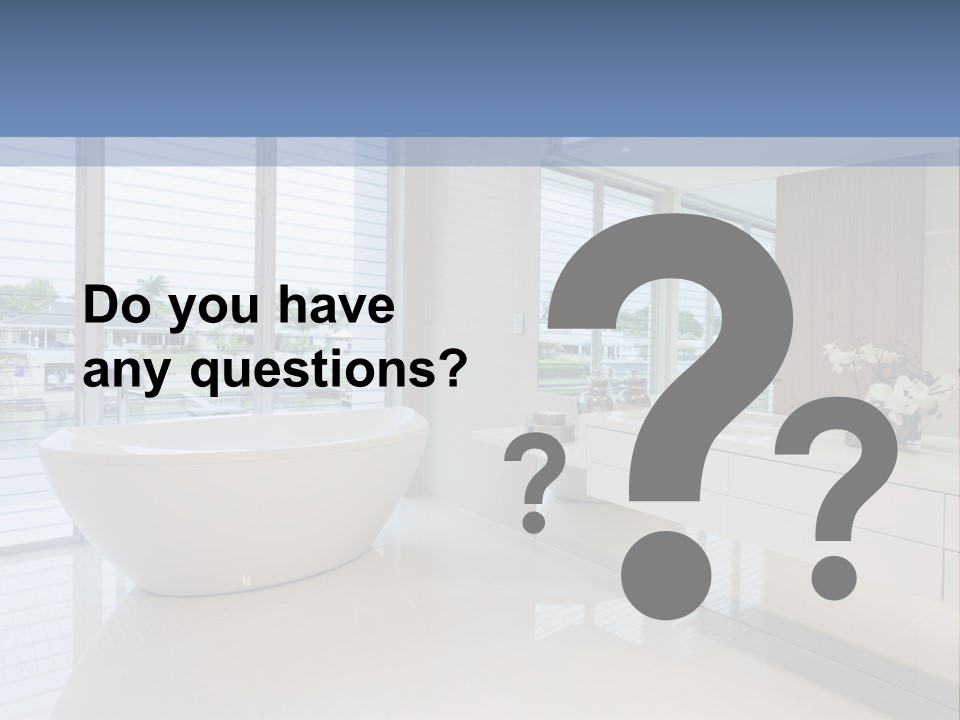 Large Bathroom PowerPoint Template