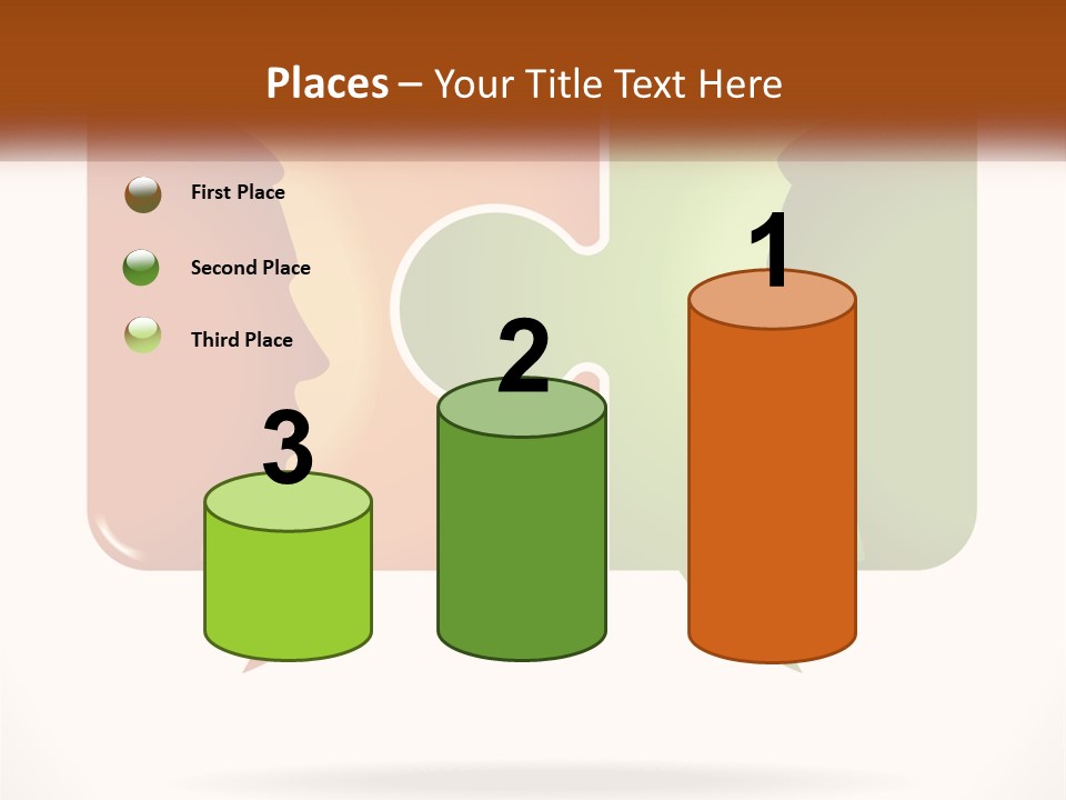 Communication Puzzle PowerPoint Template