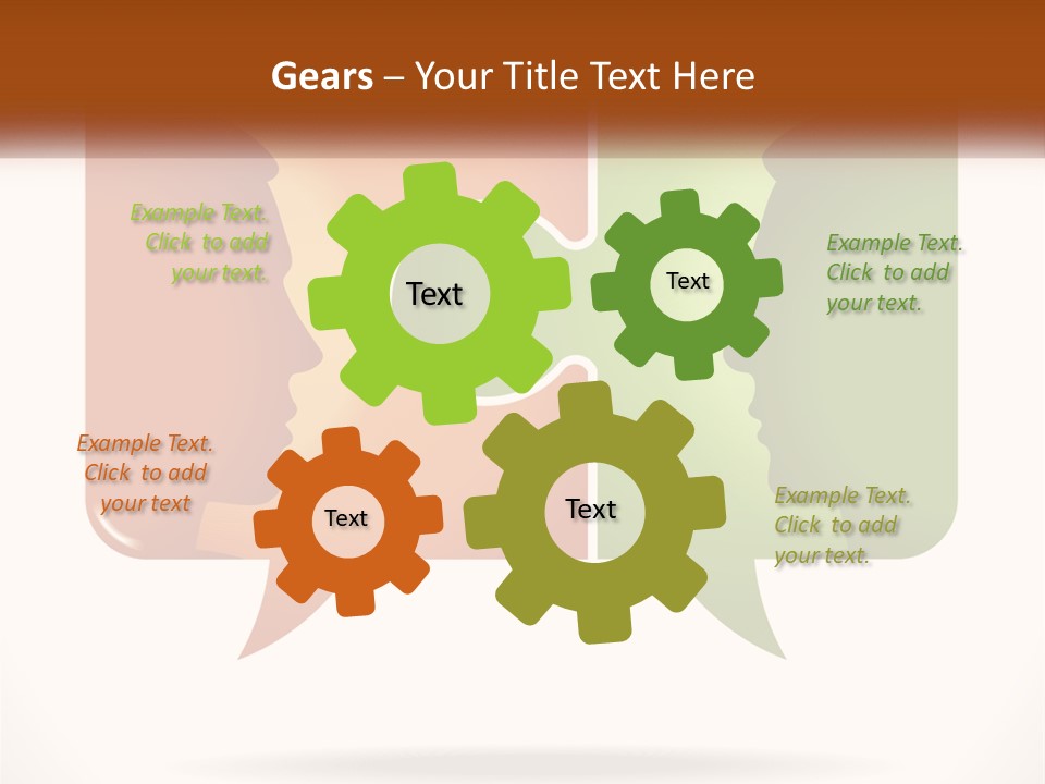Communication Puzzle PowerPoint Template