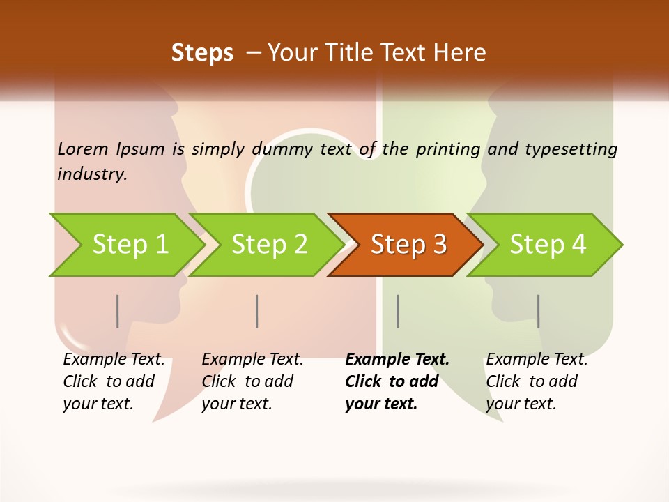 Communication Puzzle PowerPoint Template