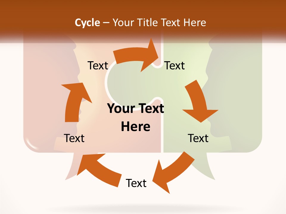 Communication Puzzle PowerPoint Template
