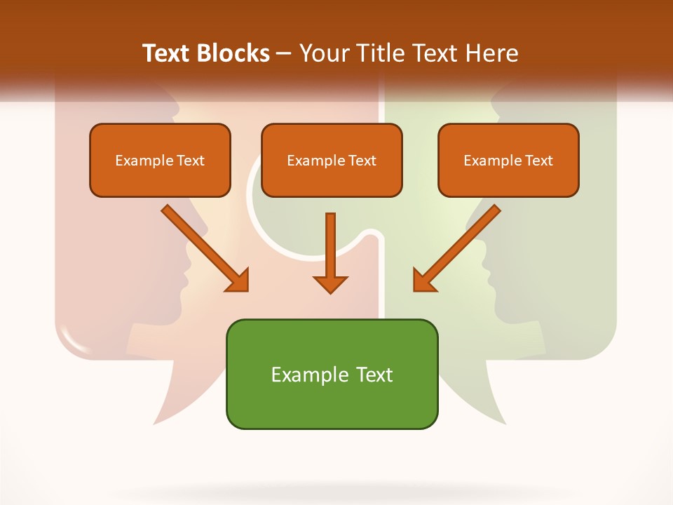 Communication Puzzle PowerPoint Template