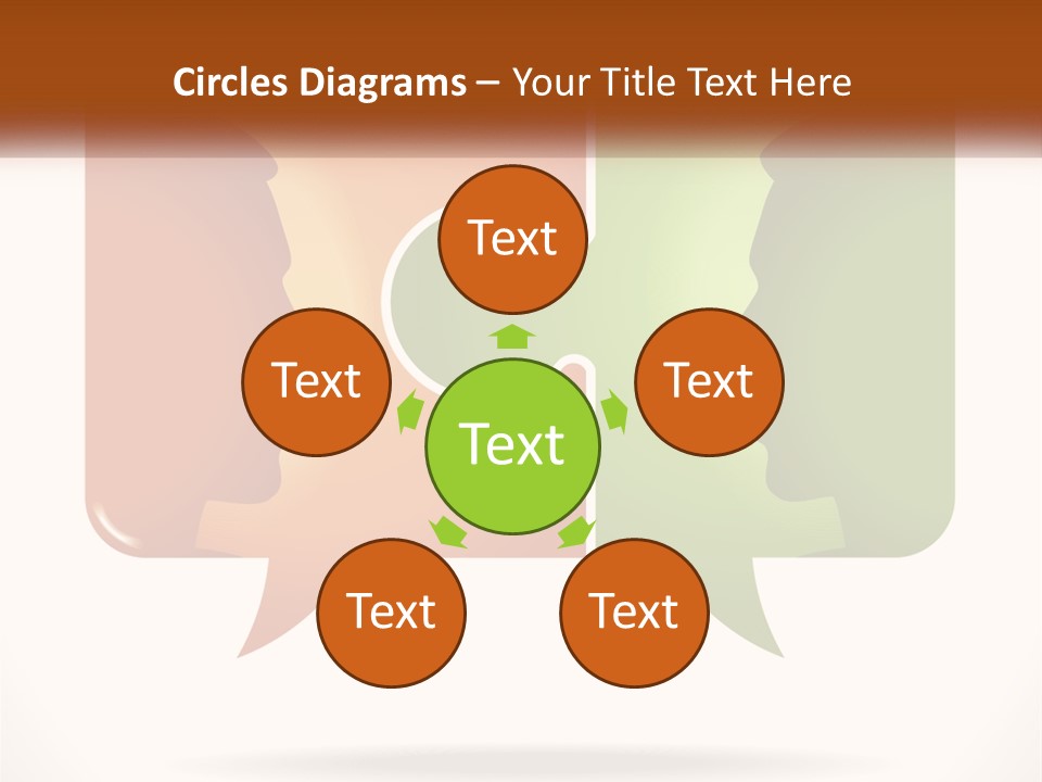 Communication Puzzle PowerPoint Template