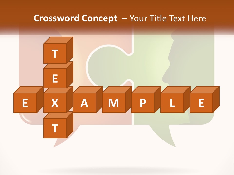 Communication Puzzle PowerPoint Template