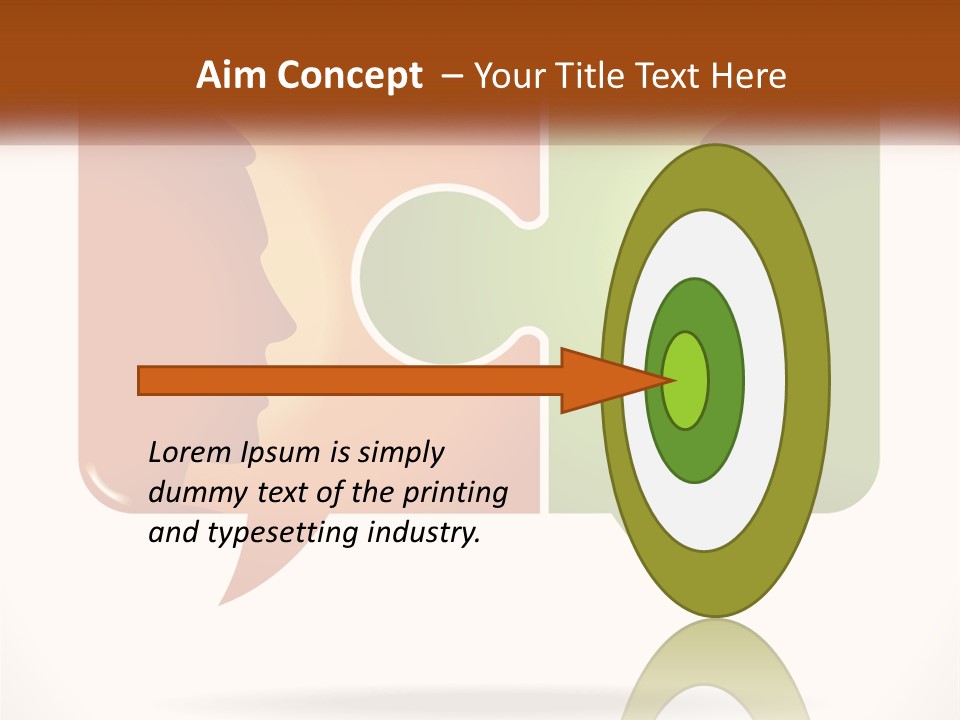 Communication Puzzle PowerPoint Template