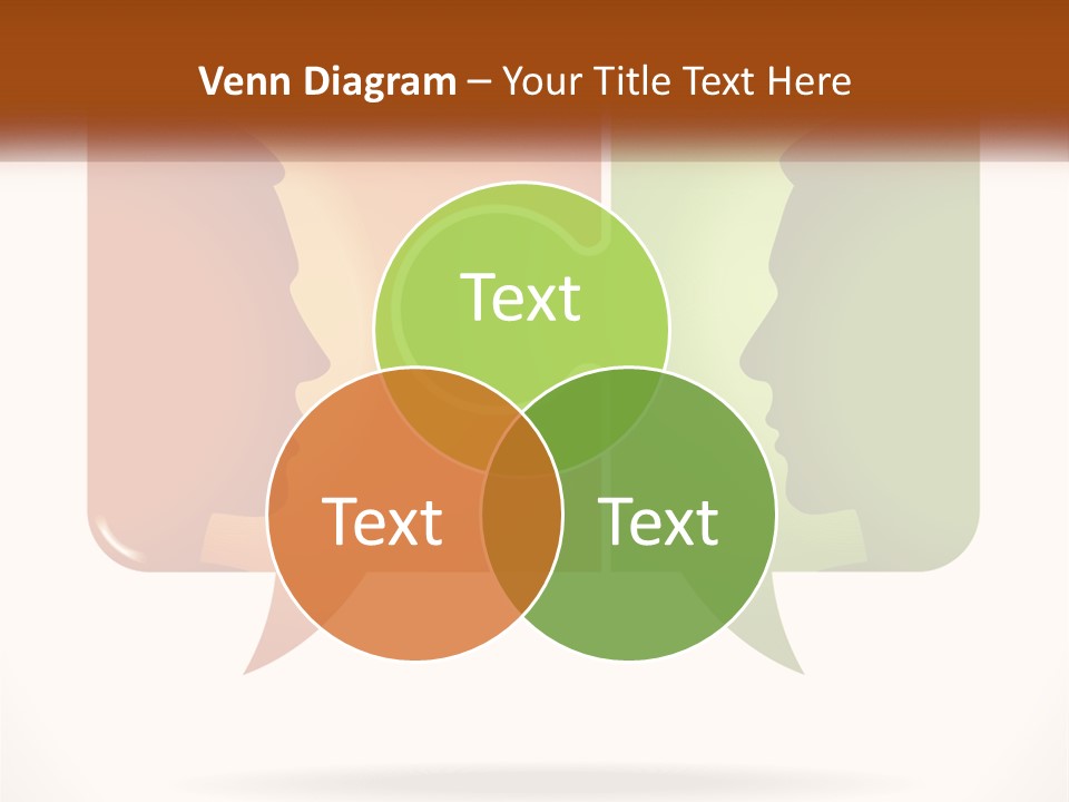 Communication Puzzle PowerPoint Template