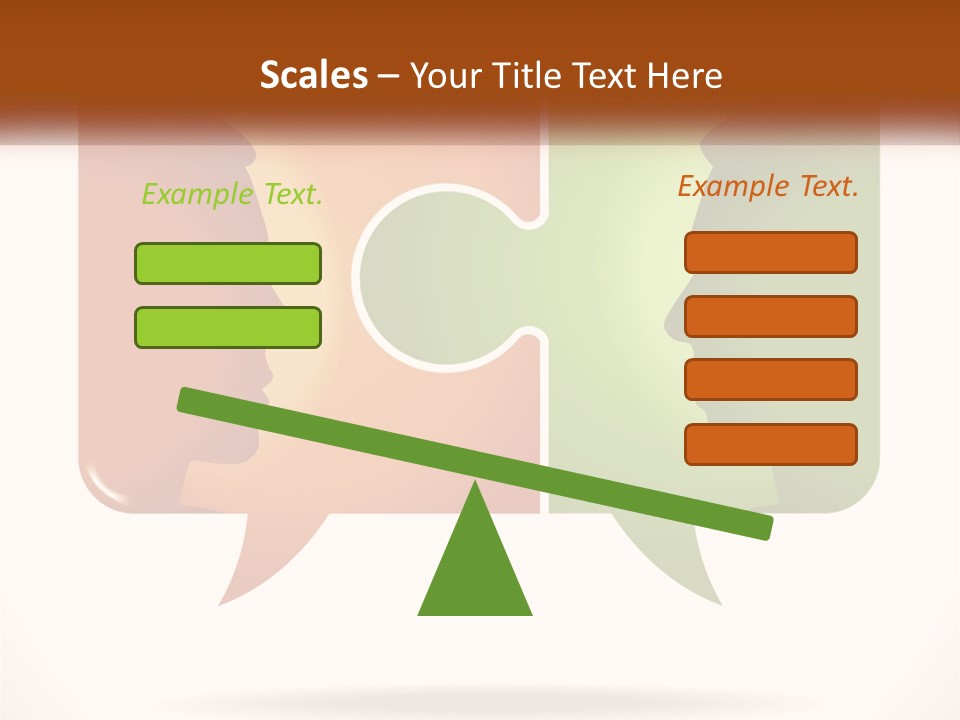 Communication Puzzle PowerPoint Template
