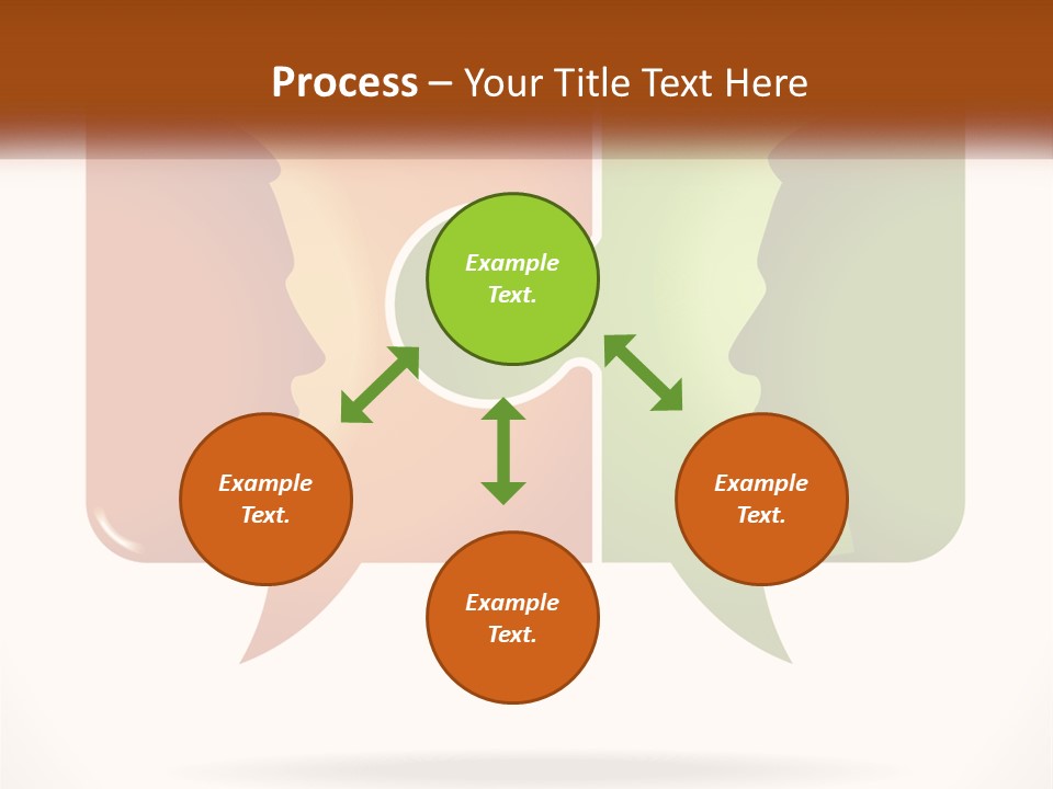 Communication Puzzle PowerPoint Template
