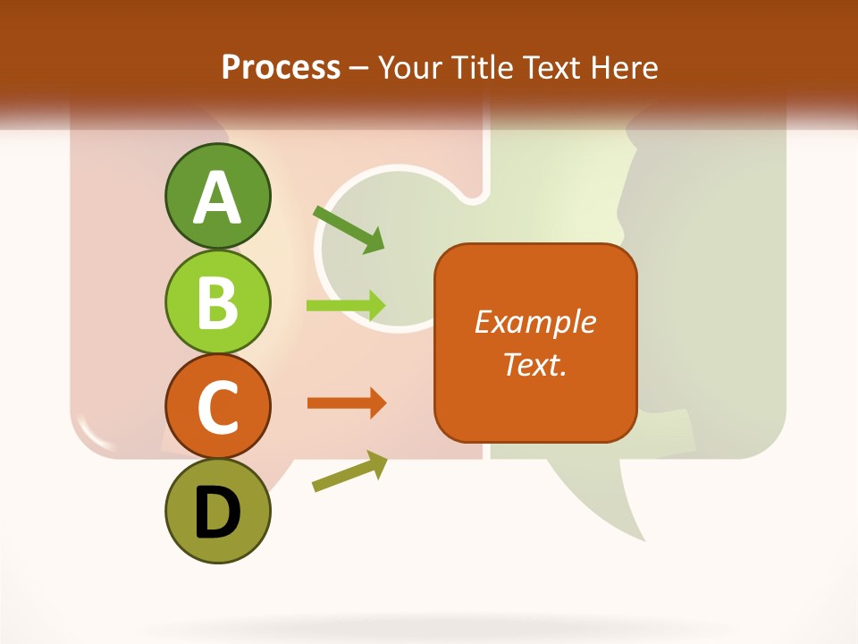 Communication Puzzle PowerPoint Template