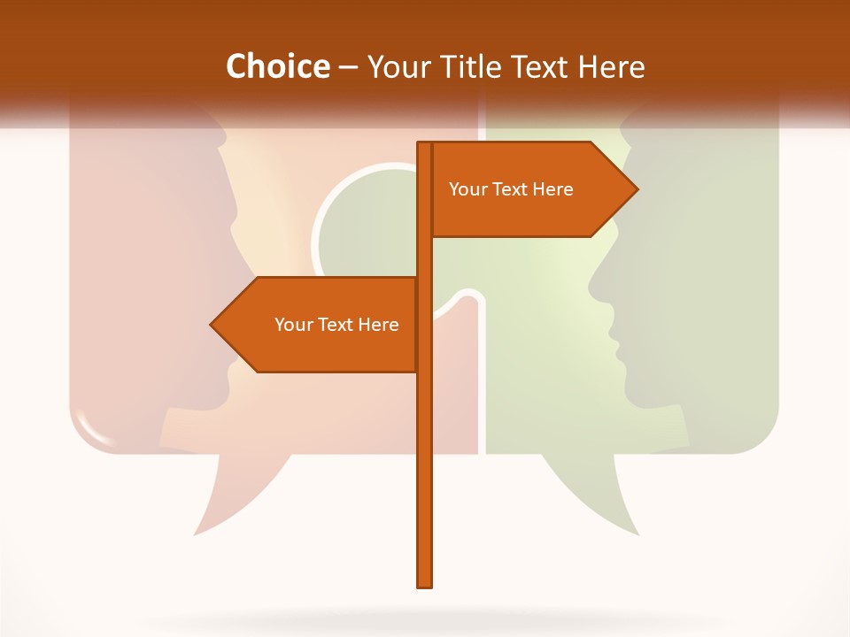 Communication Puzzle PowerPoint Template