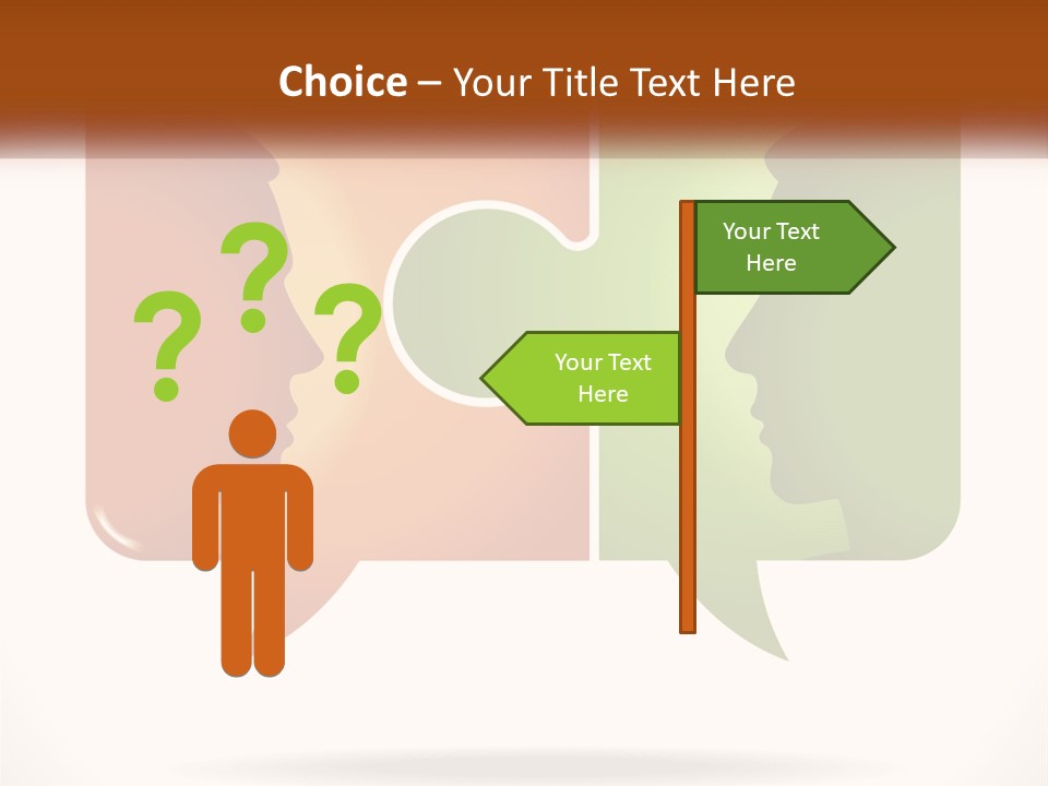Communication Puzzle PowerPoint Template