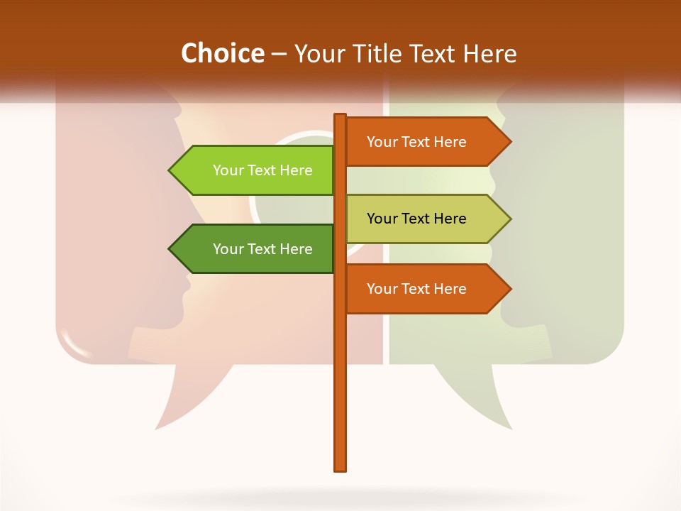 Communication Puzzle PowerPoint Template