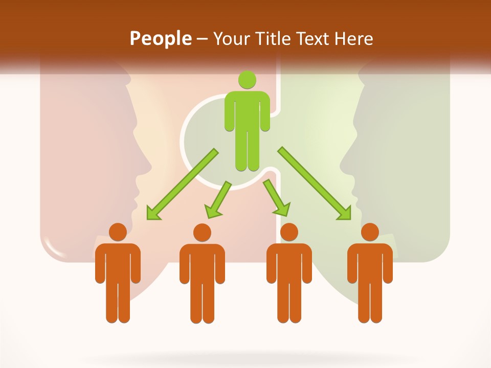 Communication Puzzle PowerPoint Template