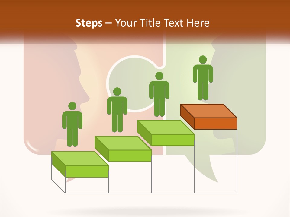 Communication Puzzle PowerPoint Template