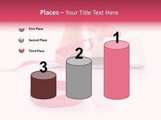 Girl Measures Weight PowerPoint Template