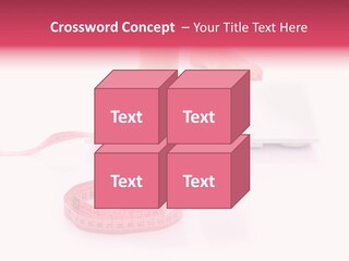 Girl Measures Weight PowerPoint Template