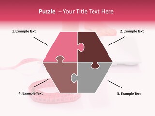 Girl Measures Weight PowerPoint Template