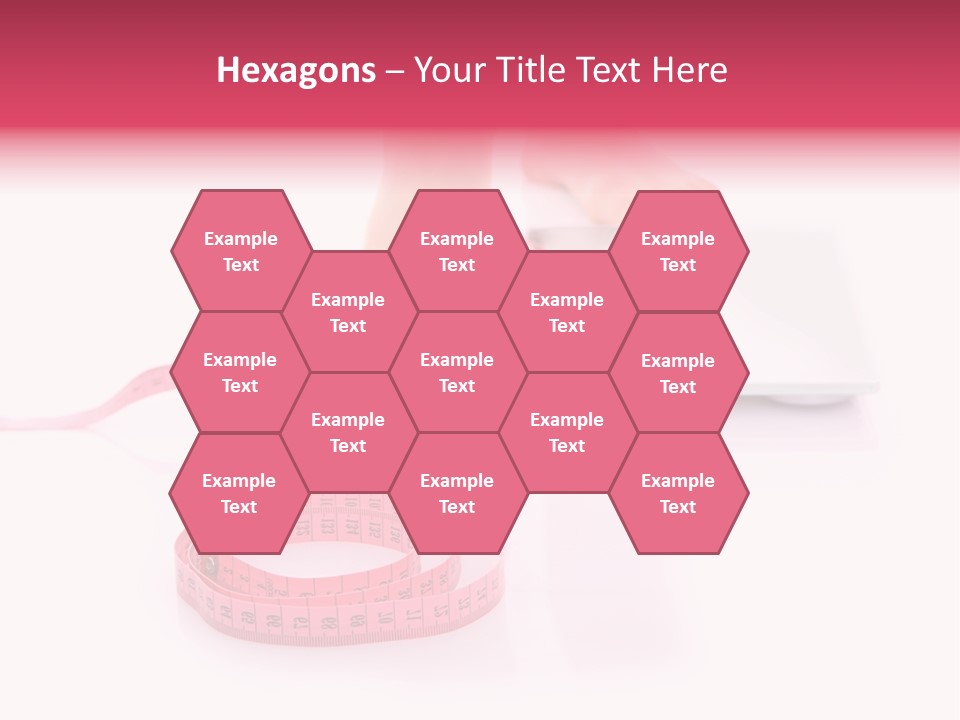 Girl Measures Weight PowerPoint Template