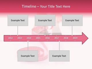 Girl Measures Weight PowerPoint Template