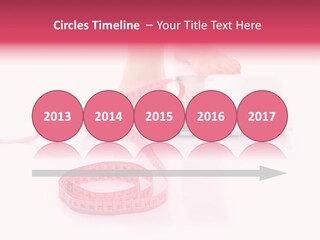 Girl Measures Weight PowerPoint Template