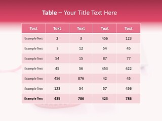 Girl Measures Weight PowerPoint Template