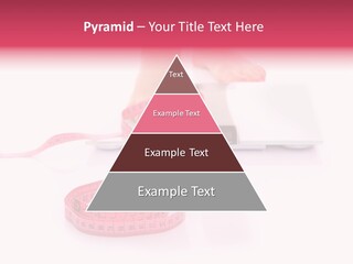 Girl Measures Weight PowerPoint Template