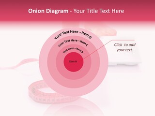 Girl Measures Weight PowerPoint Template