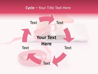Girl Measures Weight PowerPoint Template