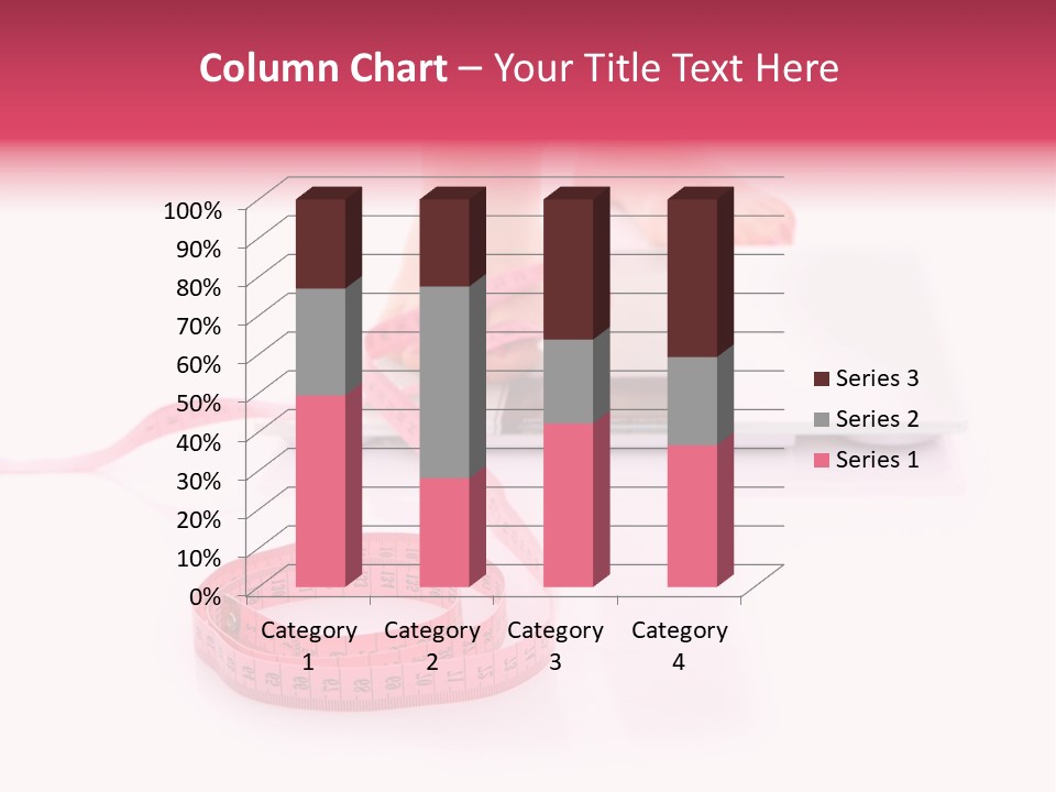 Girl Measures Weight PowerPoint Template