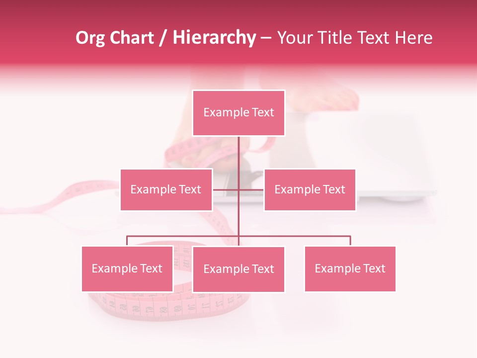 Girl Measures Weight PowerPoint Template