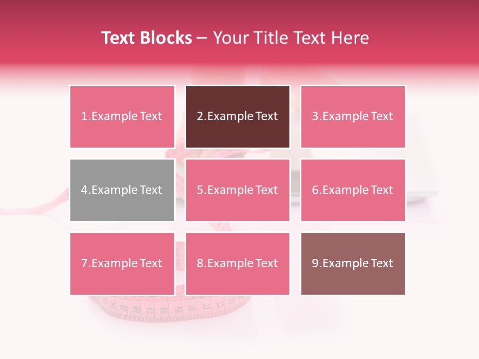 Girl Measures Weight PowerPoint Template