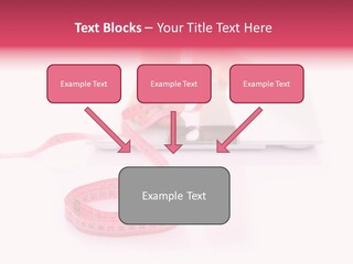 Girl Measures Weight PowerPoint Template