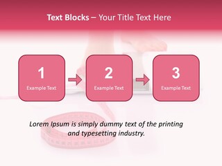 Girl Measures Weight PowerPoint Template