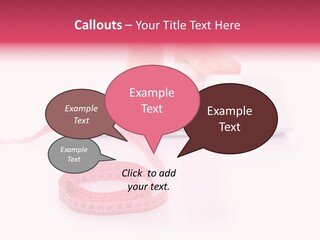 Girl Measures Weight PowerPoint Template