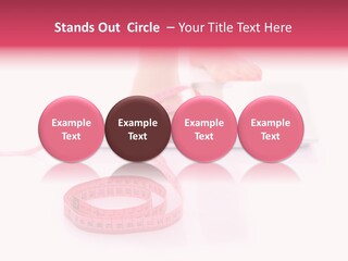 Girl Measures Weight PowerPoint Template